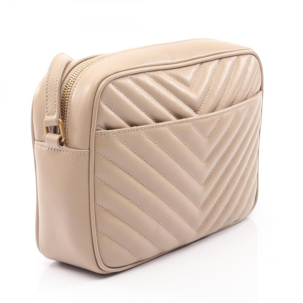 Saint Laurent Paris Bag Monogram LOU Leather Beige Shoulder Camera